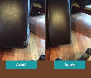 Réalisation cuir r17