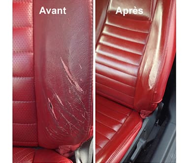 Réalisation cuir r6